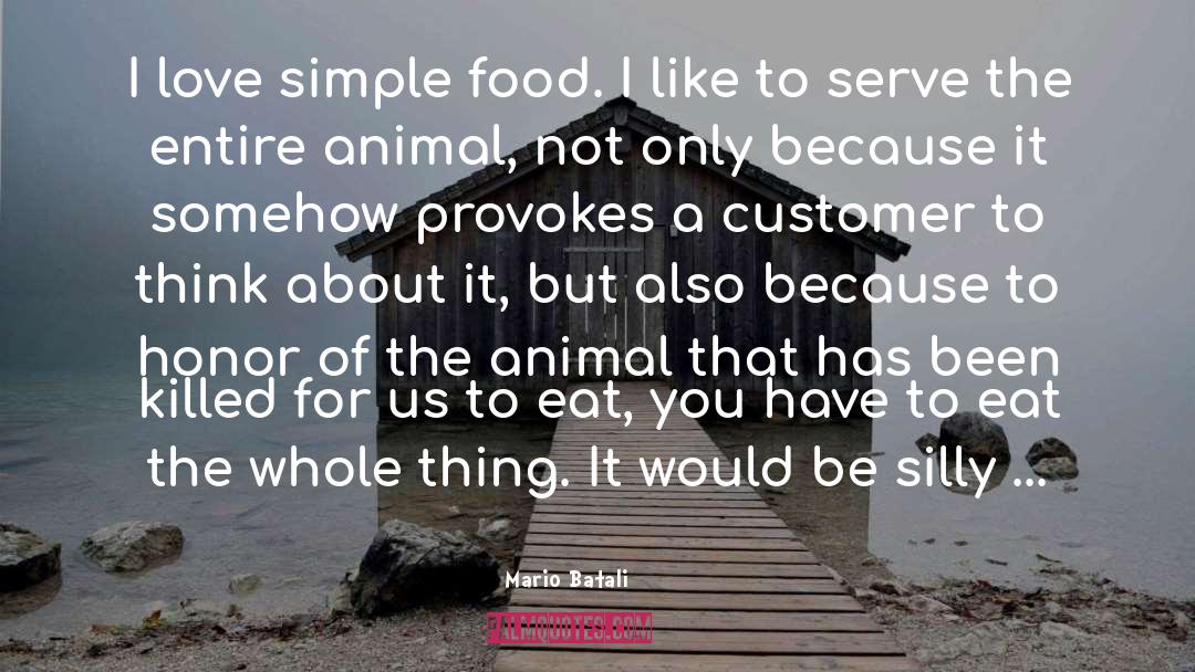 Simple Food quotes by Mario Batali