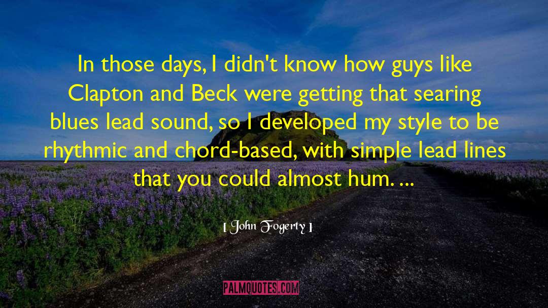 Simple Guy quotes by John Fogerty