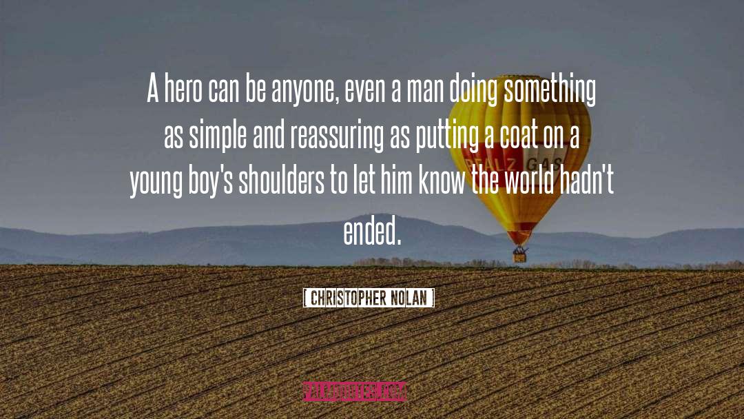 Simple Joys quotes by Christopher Nolan