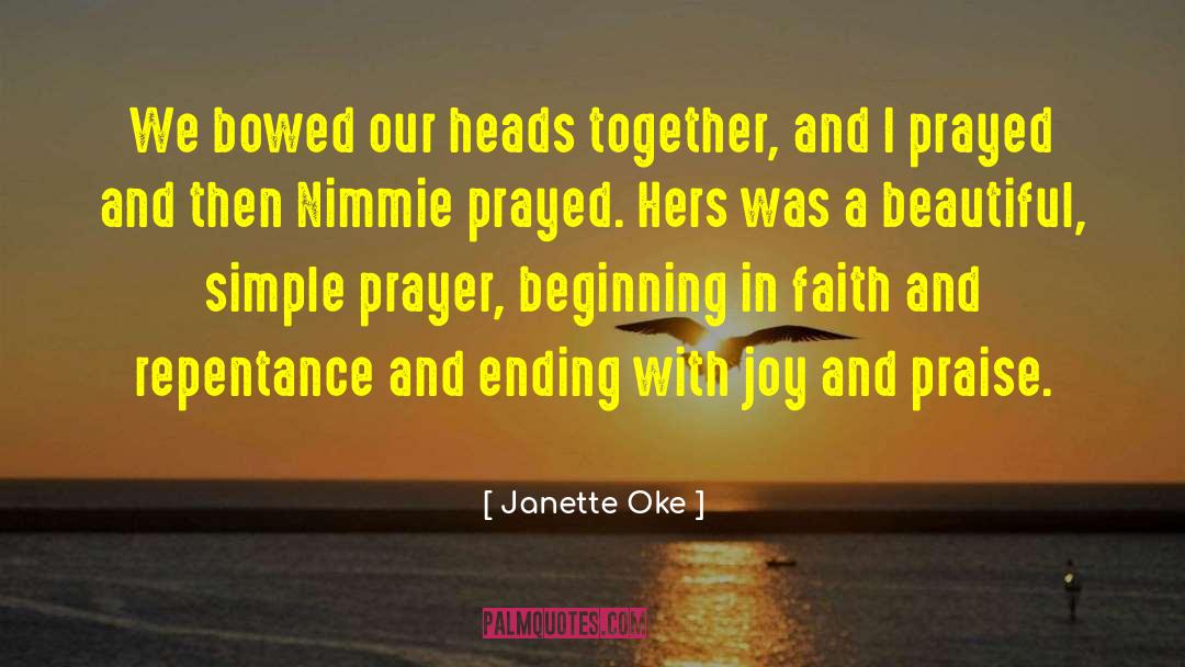 Simple Kindness quotes by Janette Oke