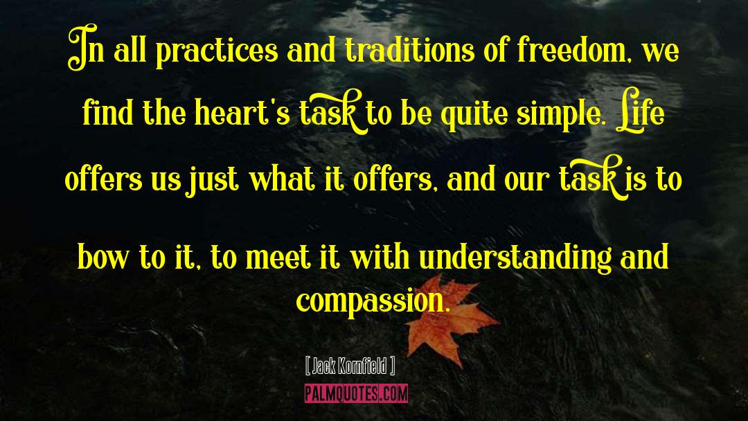 Simple Life quotes by Jack Kornfield