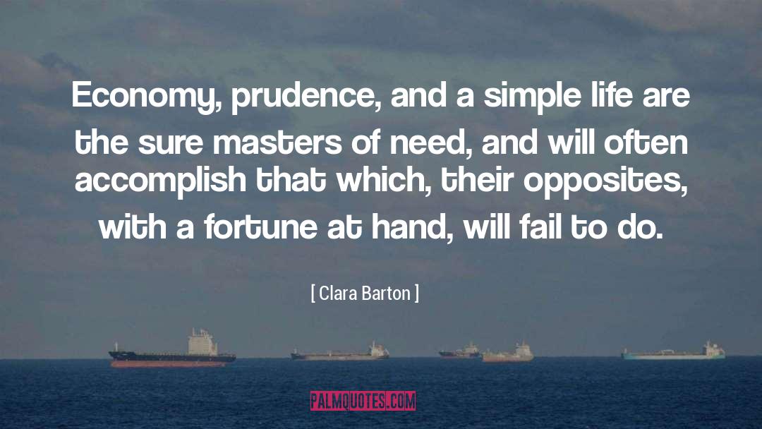 Simple Life quotes by Clara Barton