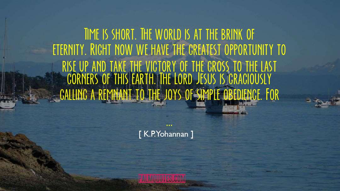 Simple Obedience quotes by K.P. Yohannan