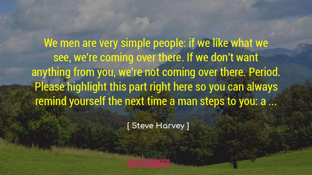 Simple People quotes by Steve Harvey