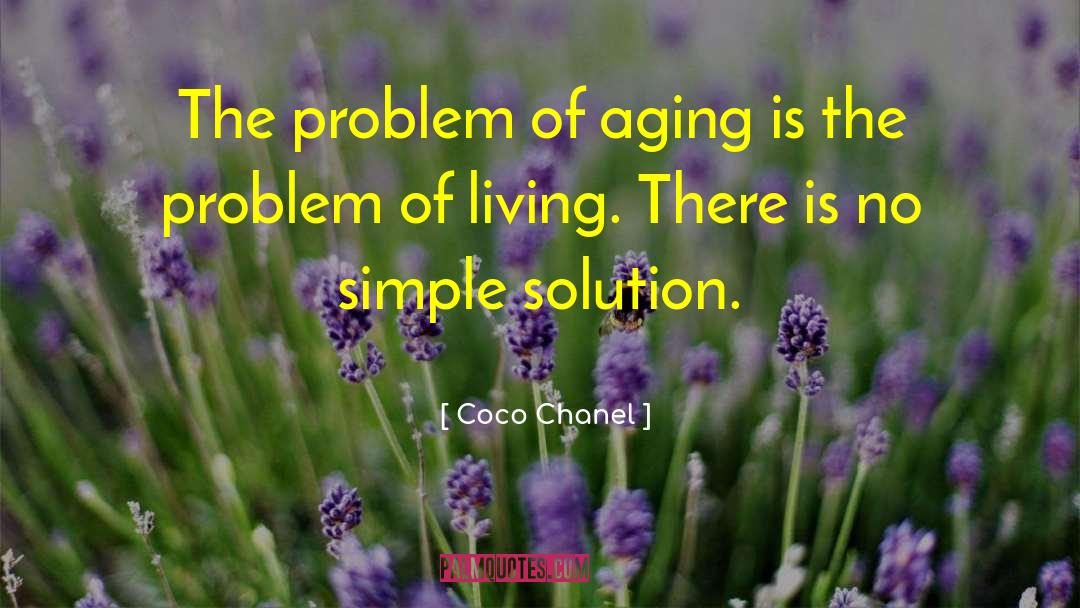 Simple Solutions quotes by Coco Chanel