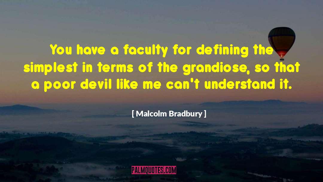 Simple Terms quotes by Malcolm Bradbury