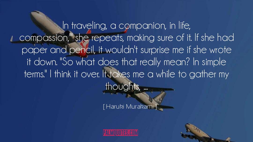 Simple Terms quotes by Haruki Murakami