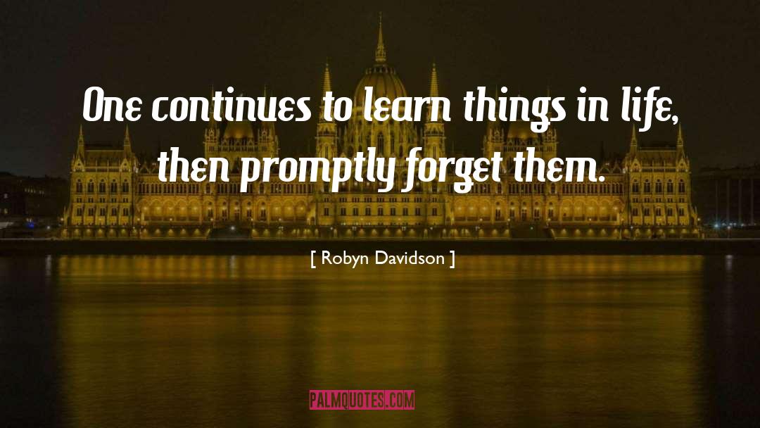 Simple Things In Life quotes by Robyn Davidson