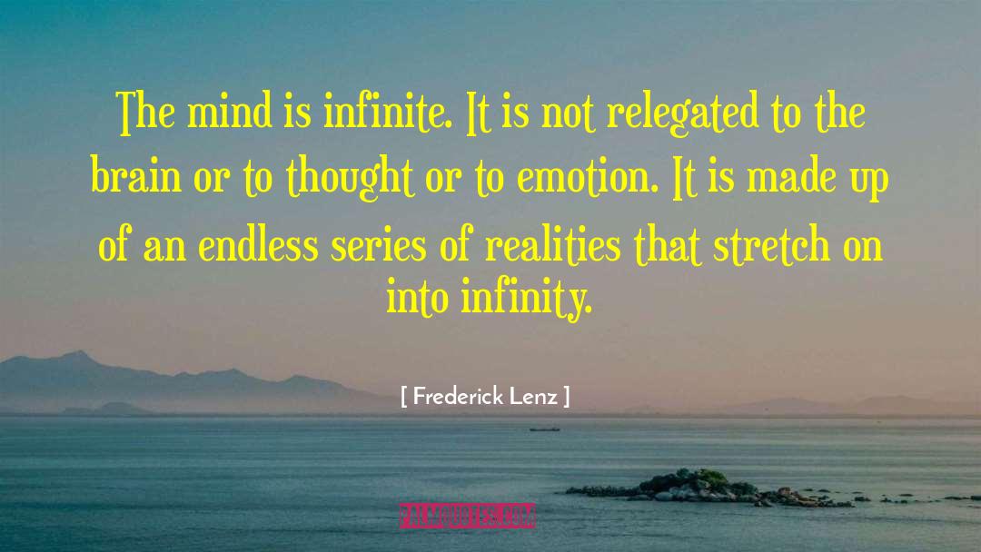 Simple Thought quotes by Frederick Lenz