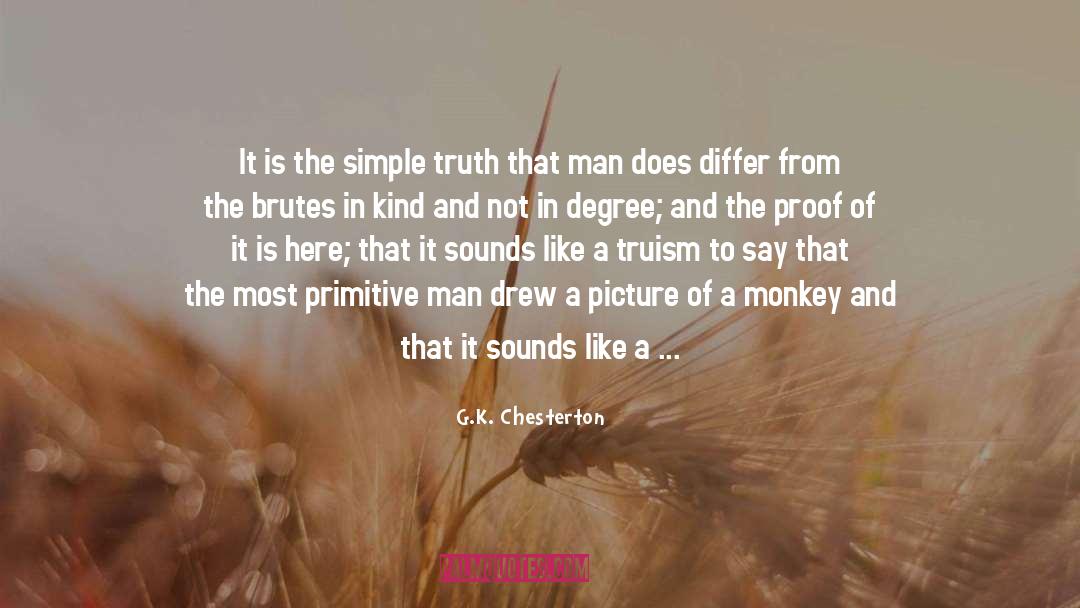 Simple Truth quotes by G.K. Chesterton