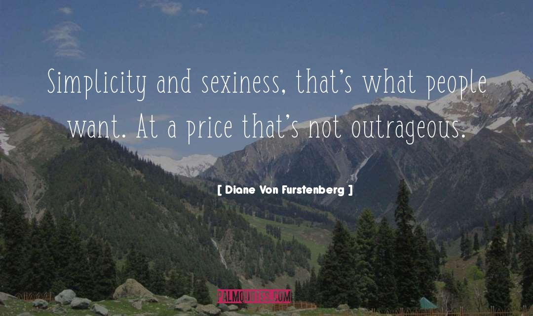 Simplicity quotes by Diane Von Furstenberg