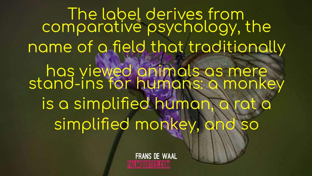 Simplified quotes by Frans De Waal