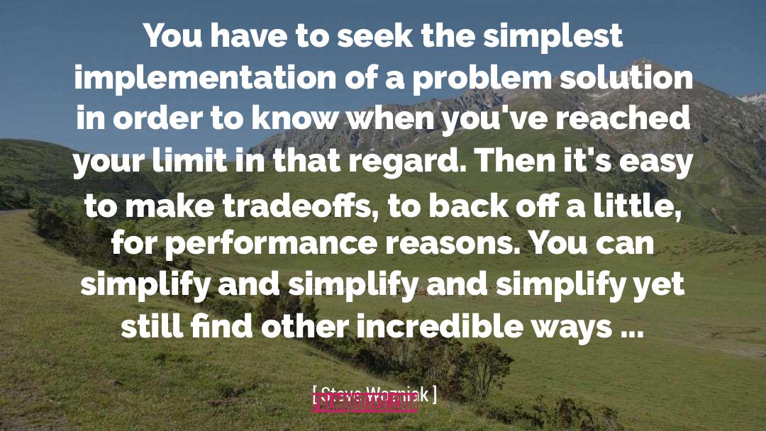 Simplify quotes by Steve Wozniak