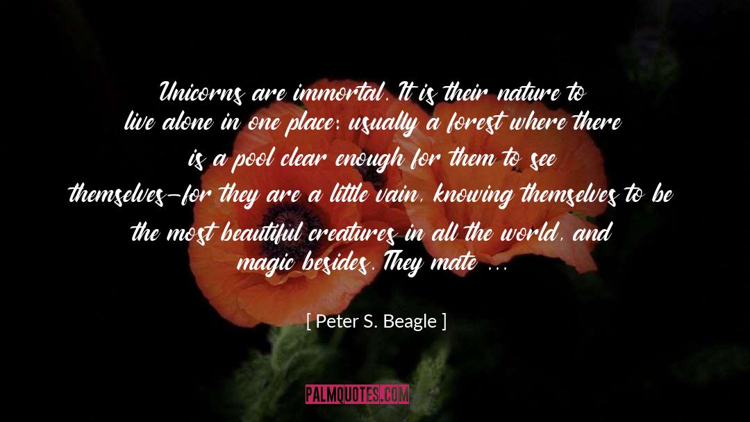 Simply Beautiful quotes by Peter S. Beagle