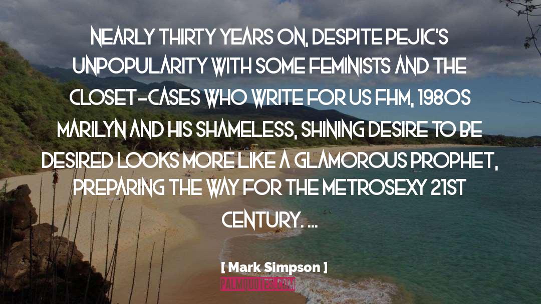 Simpson quotes by Mark Simpson
