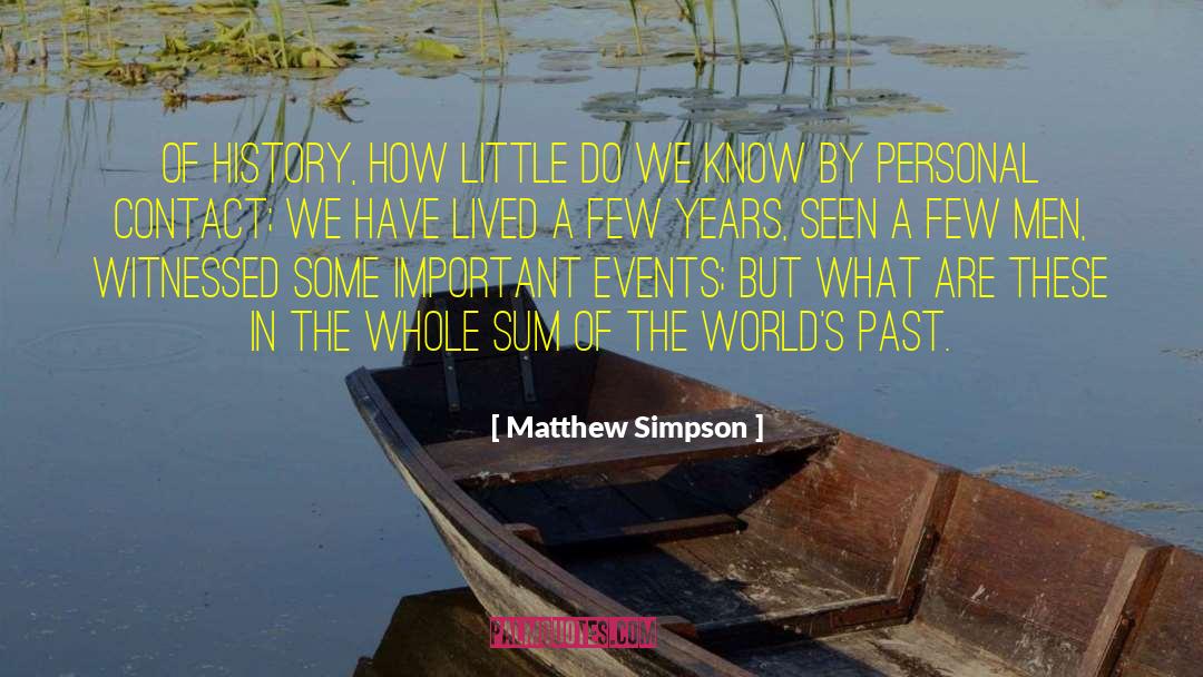 Simpson quotes by Matthew Simpson