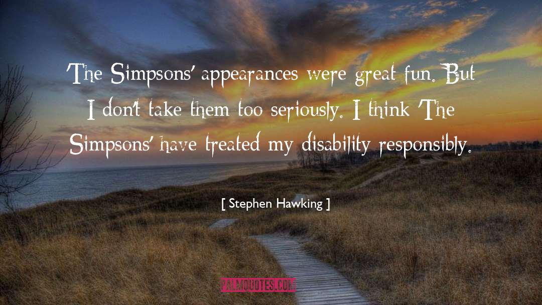 Simpsons quotes by Stephen Hawking