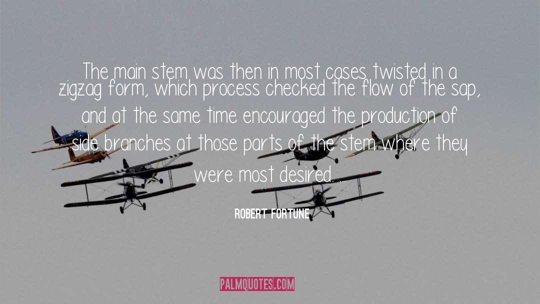 Simrell Stem quotes by Robert Fortune