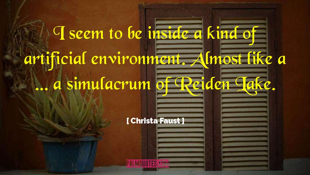 Simulacrum quotes by Christa Faust