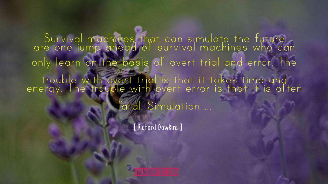 Simulation quotes by Richard Dawkins