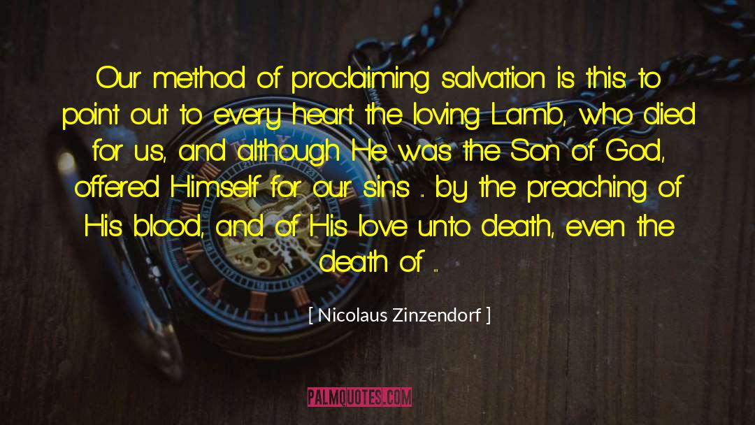 Sin Blood Guilty Forgive quotes by Nicolaus Zinzendorf