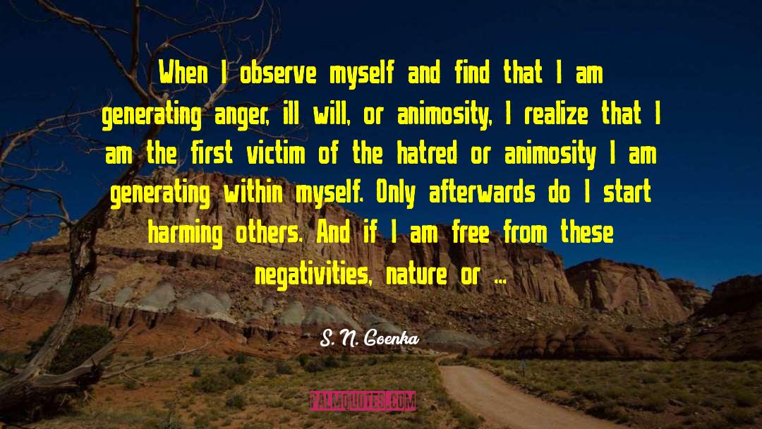 Sin Nature quotes by S. N. Goenka