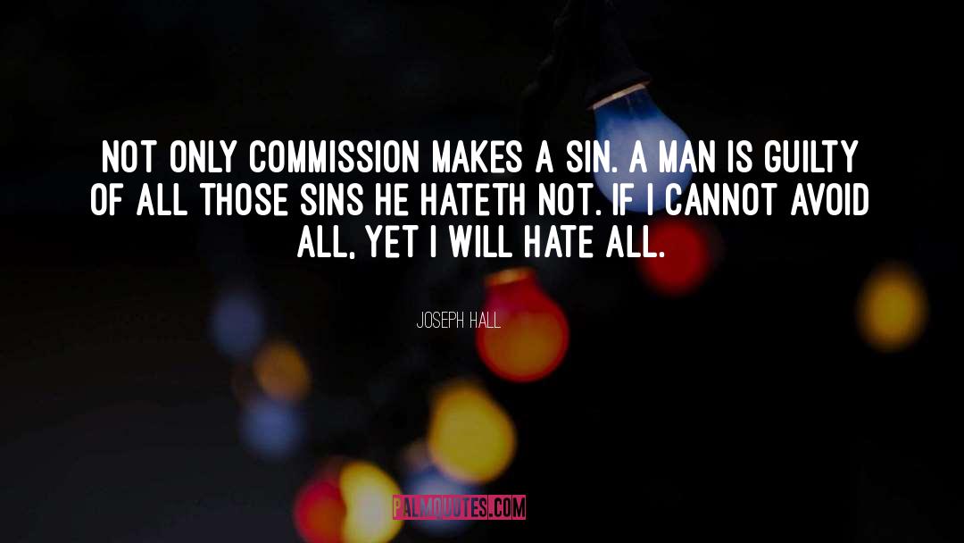 Sin quotes by Joseph Hall