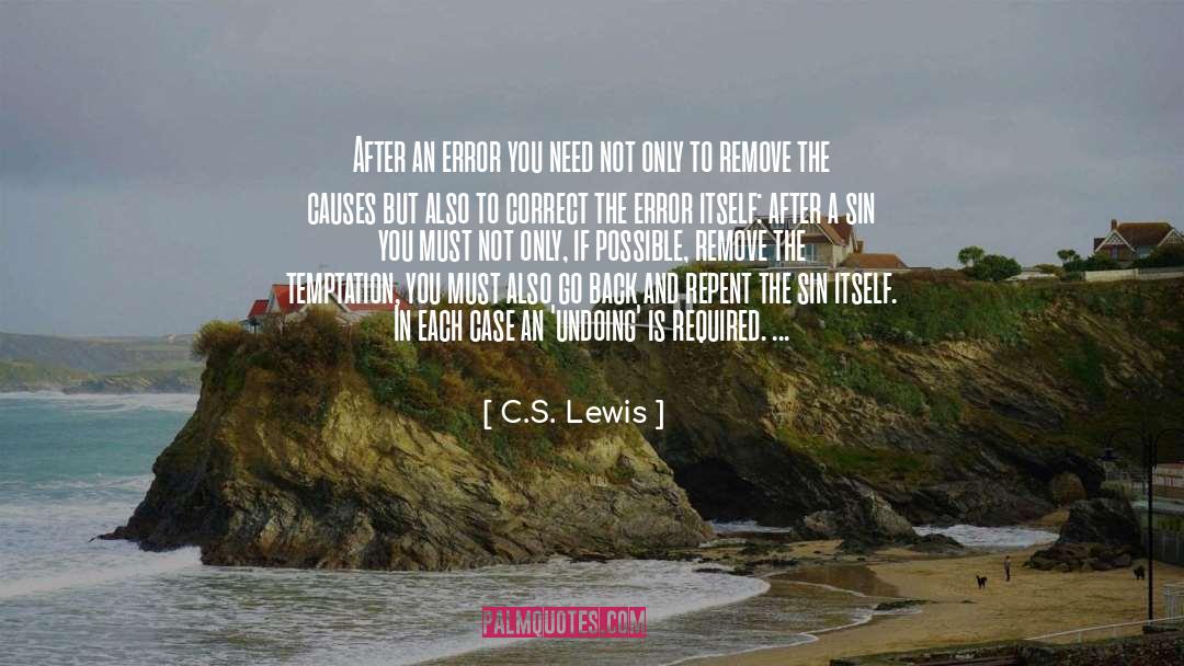 Sin S Rule quotes by C.S. Lewis