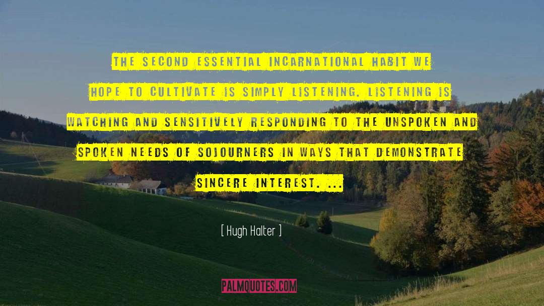 Sincere Appreciation quotes by Hugh Halter