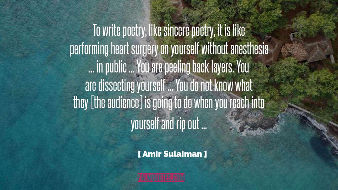 Sincere quotes by Amir Sulaiman