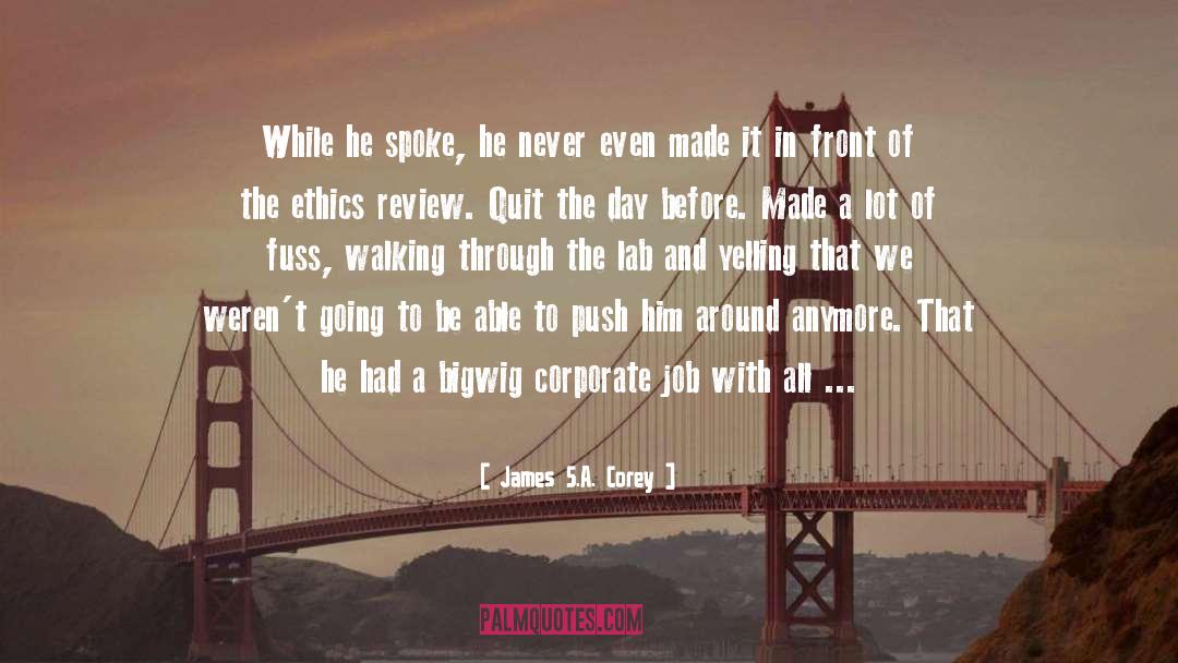 Sinclair James Review quotes by James S.A. Corey