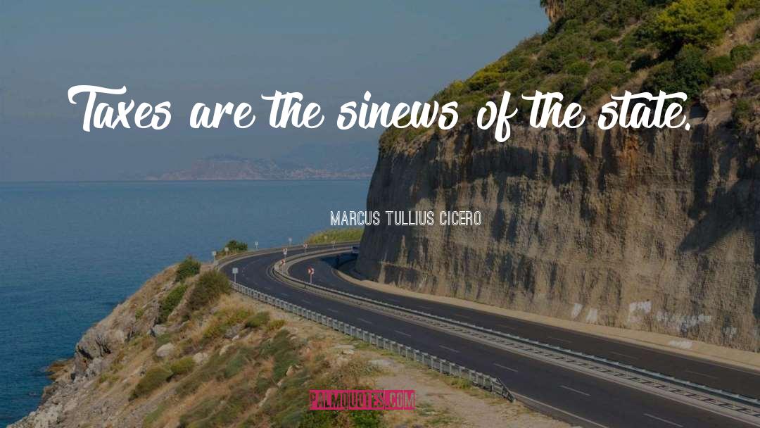 Sinews quotes by Marcus Tullius Cicero