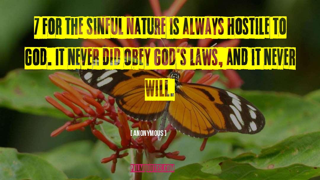 Sinful Nature quotes by Anonymous