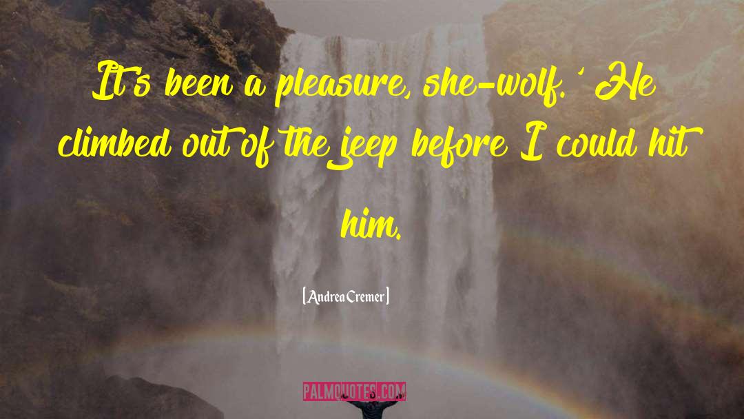 Sinful Pleasure quotes by Andrea Cremer