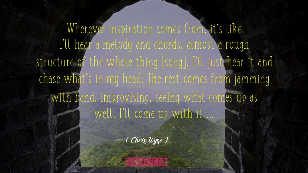 Sing A Song Of Tuna Fish quotes by Chris Wyse