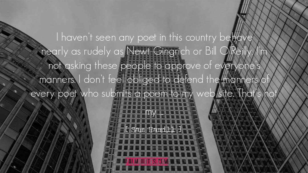 Singapore Pioneer Poet quotes by Sam Hamill