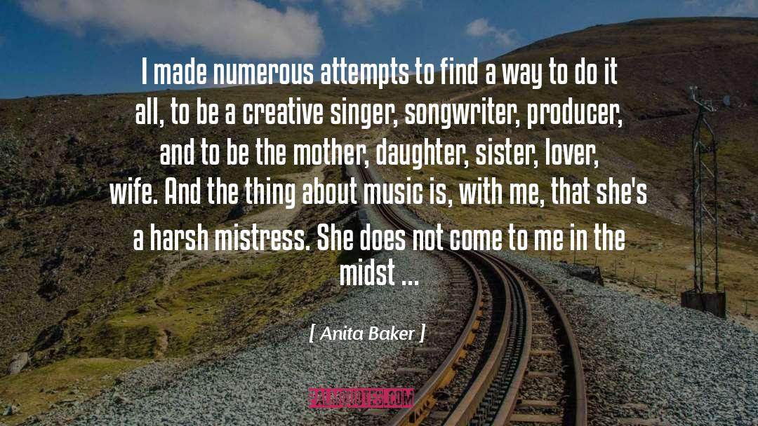 Singer Songwriter quotes by Anita Baker