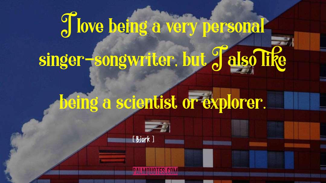 Singer Songwriter quotes by Bjork