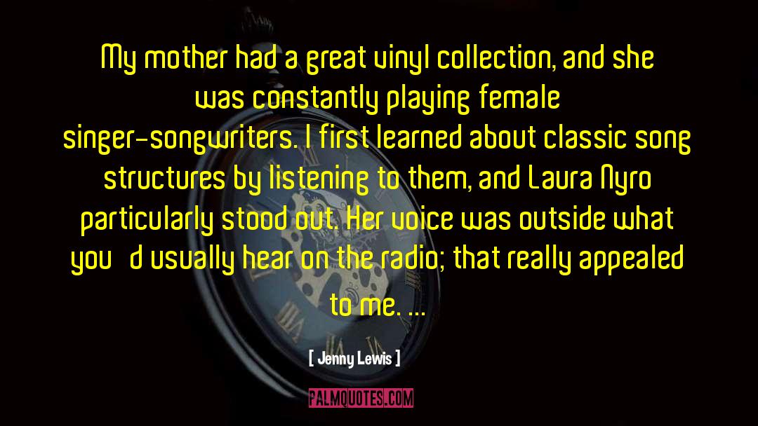 Singer Songwriters quotes by Jenny Lewis