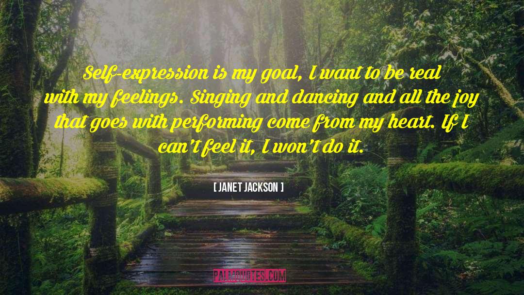 Singing And Dancing quotes by Janet Jackson