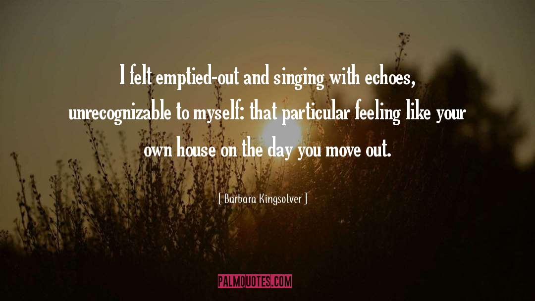 Singing quotes by Barbara Kingsolver
