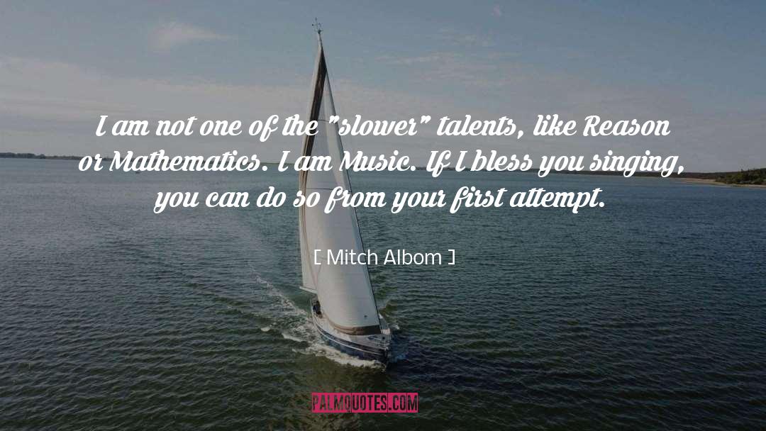 Singing quotes by Mitch Albom
