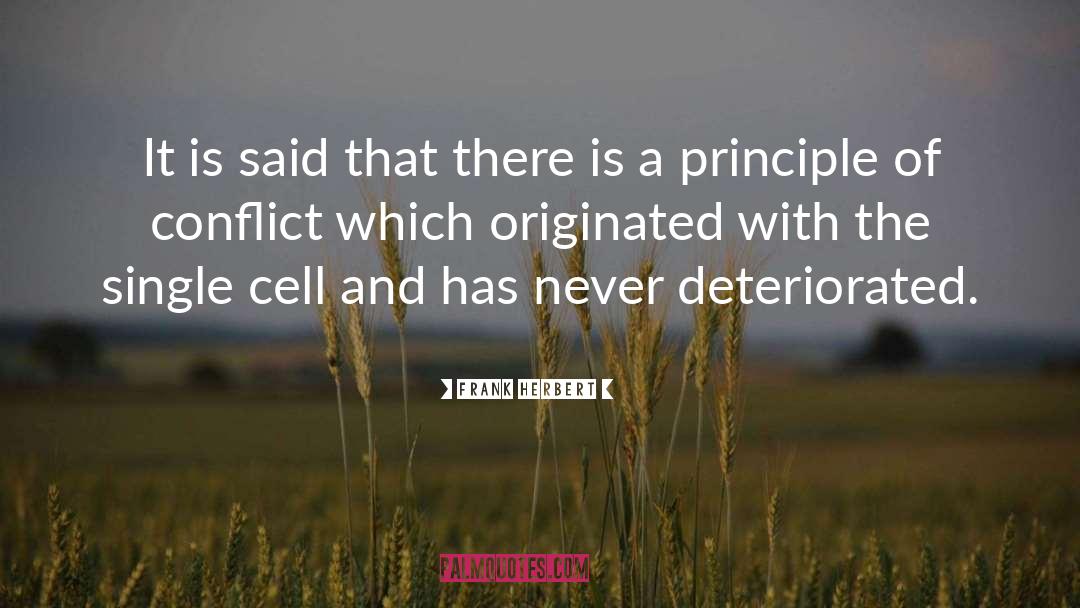 Single Cell quotes by Frank Herbert
