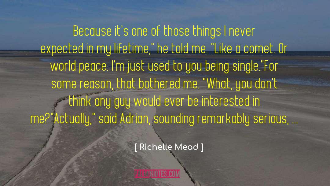 Single Dads quotes by Richelle Mead