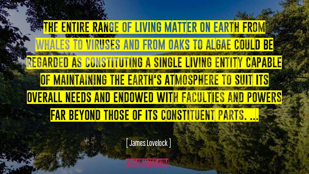 Single Living quotes by James Lovelock