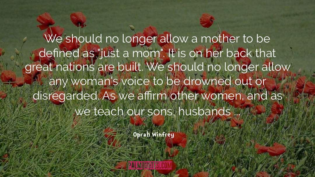 Single Mother quotes by Oprah Winfrey
