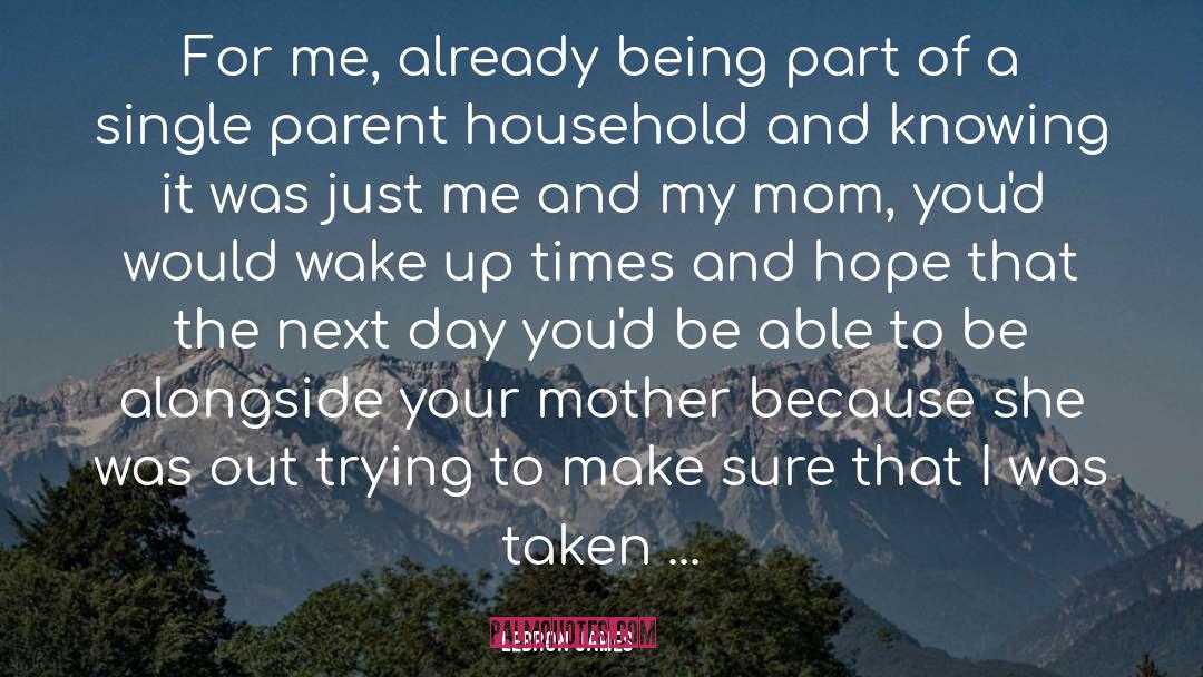 Single Parent quotes by LeBron James