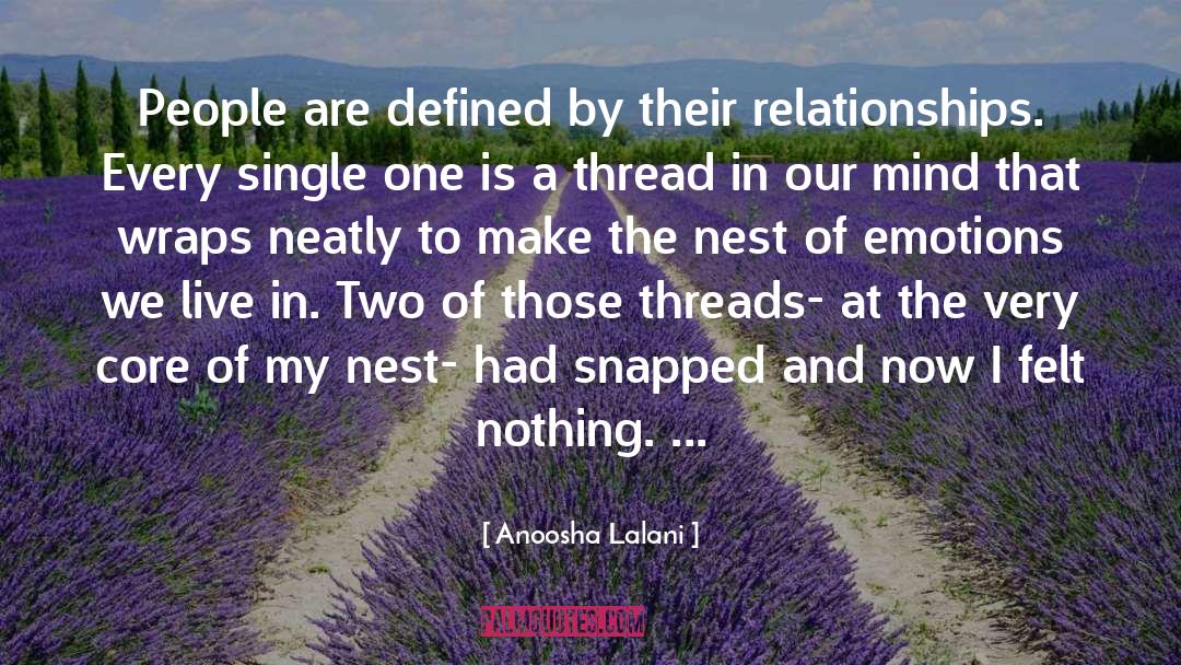 Single Relationship quotes by Anoosha Lalani