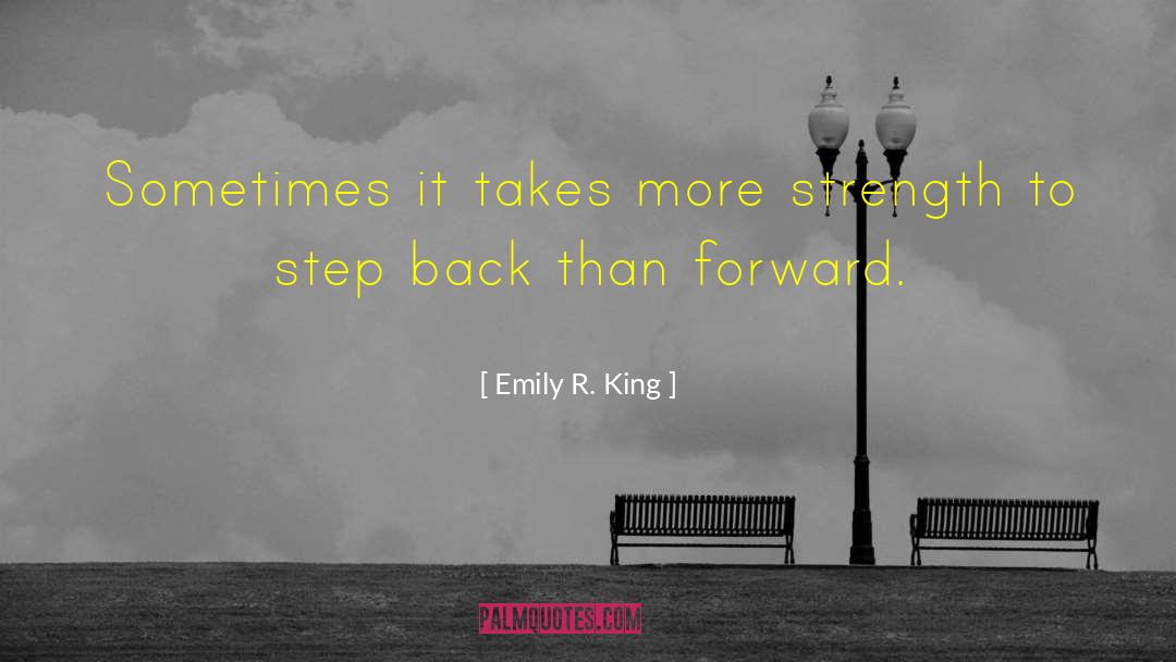 Single Step quotes by Emily R. King