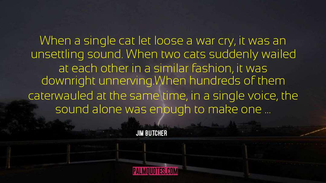 Single Voice quotes by Jim Butcher